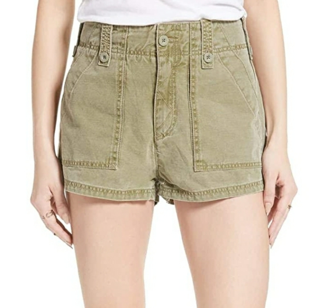 Free People High Waist Military Short